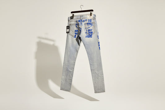 Brailed Custom Made Blush True Religion Jeans Size 32