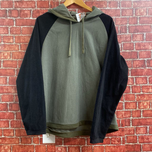 UN Thermal Hoodie 2-Tone Green and Black Size XL
