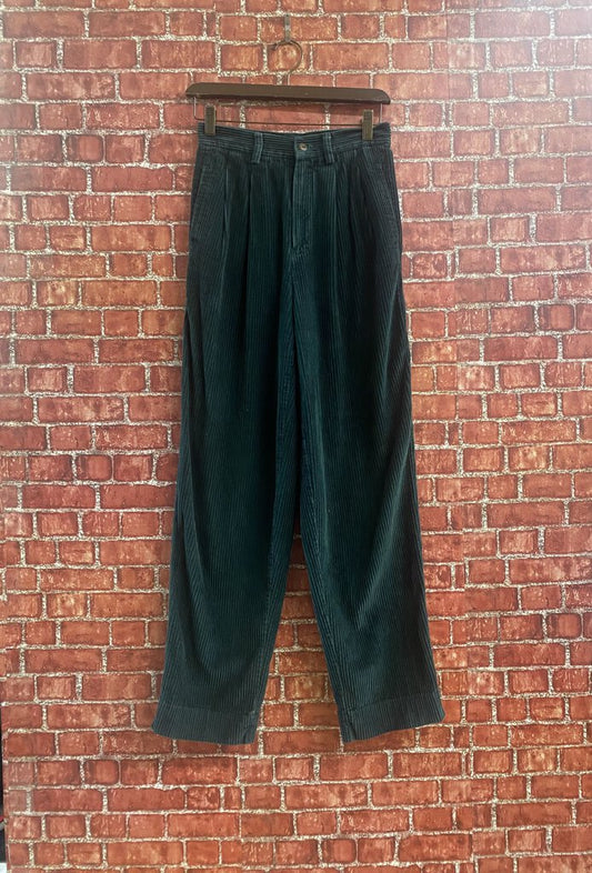 Eddie Bauer Green Corduroy Pants Size 4 (S)