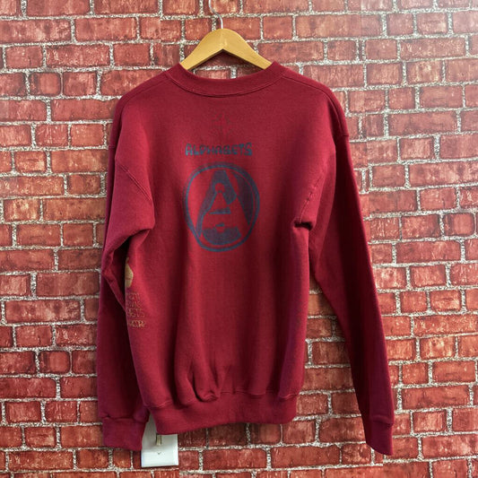 Alphabets Crewneck Red Size M