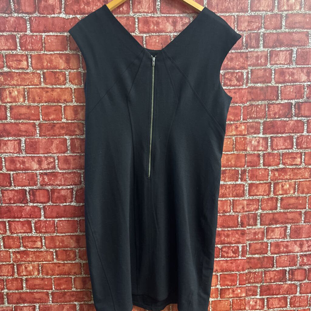Helmut Lang Tank Dress Wool/Silk Black Size S