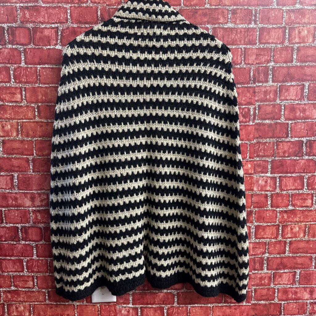 Pink Martini Crochet Sweater Shawl Ladies Size S