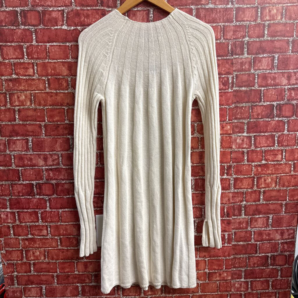 Elizabeth And James Beige Knit Midi Dress Size S