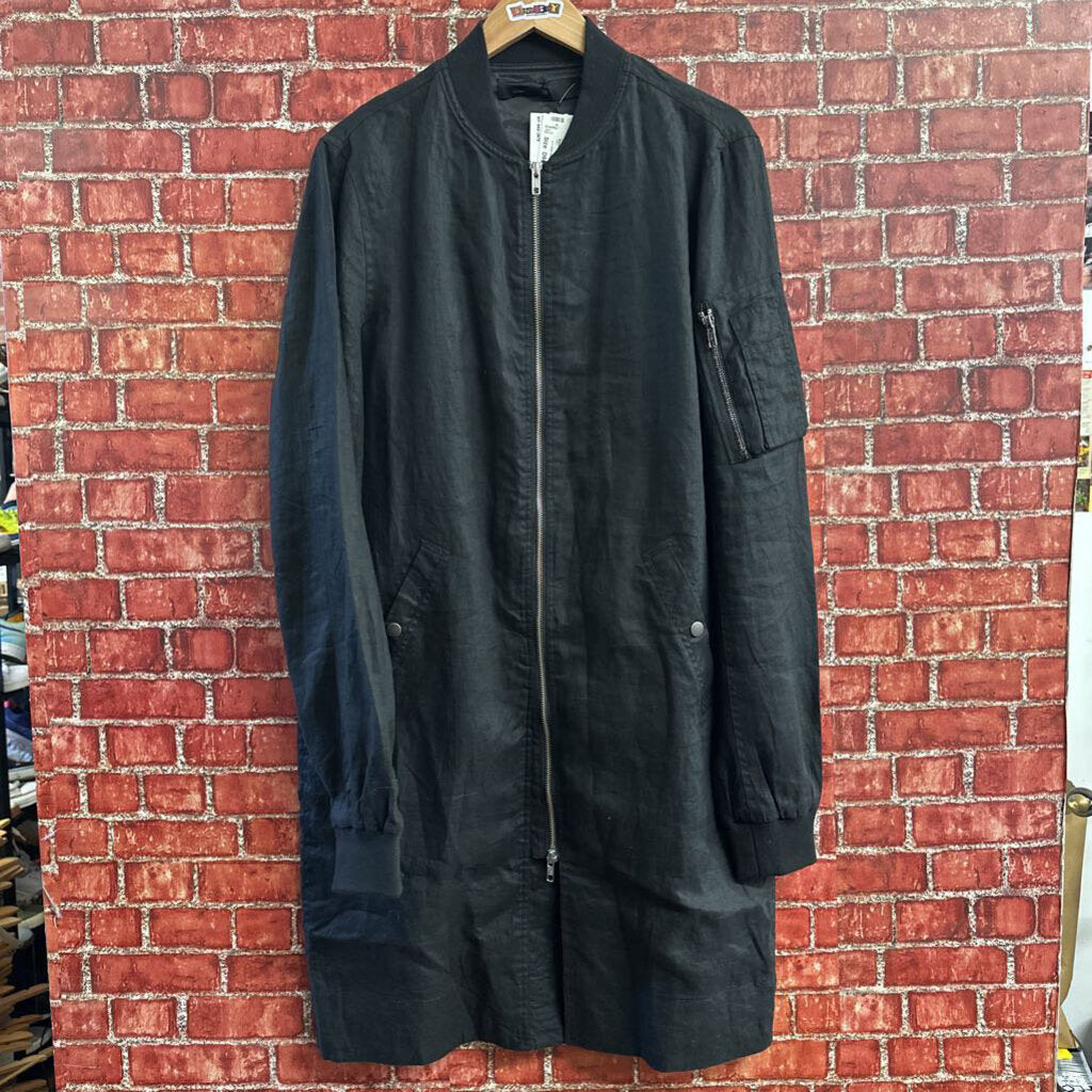 Black Scale NWT Jacket/Dress Linen Black Size L