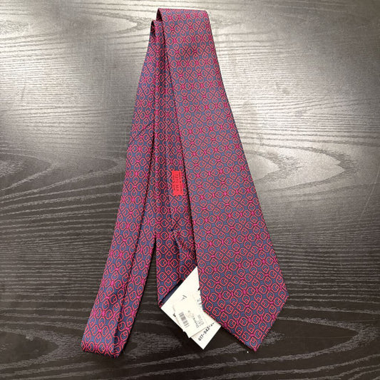 Hermes Silk Printed Tie 7271 MA Blue