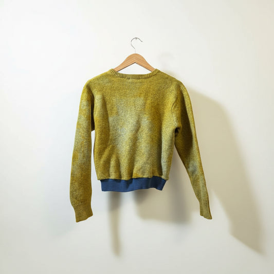 Diversity Repair Lab x Polo RL Sweater Sweatshirt Yellow/Blue Ladies Size M