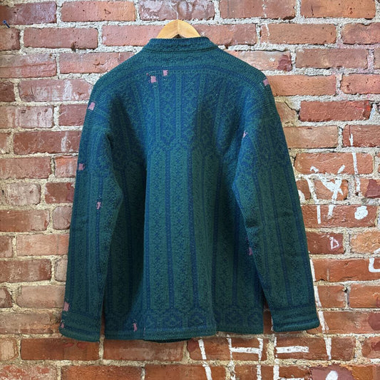Diversity Repair Lab x Jantzen VTG Cardigan Wool Green/Blue Size M