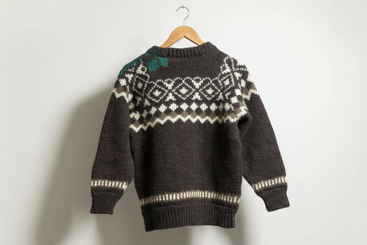 Diversity Repair Lab x Gaeltarra VTG Wool Sweater Brown/Green Size 40 (M)