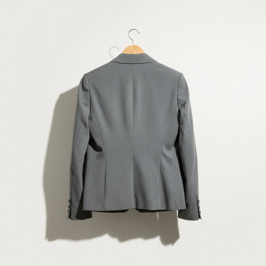 Diversity Repair Lab x Theory Wool Blazer Grey/Yellow Ladies Size 8