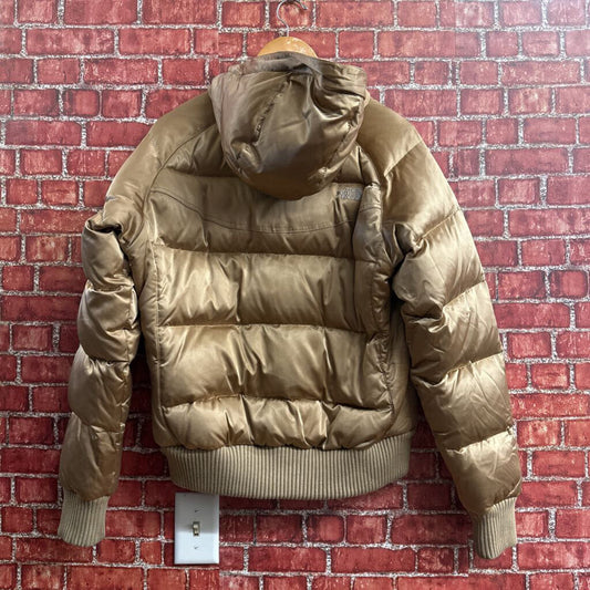 The North Face Gold 550 Puffer Jacket Ladies Size L