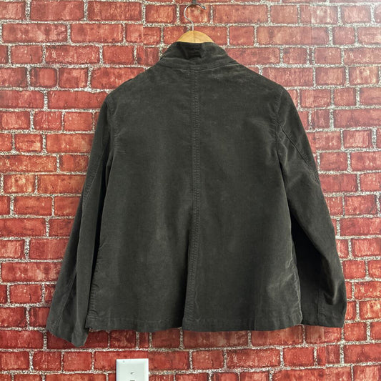 Elemente Clemente Straight Jacket Velour Jacket Brown Size M