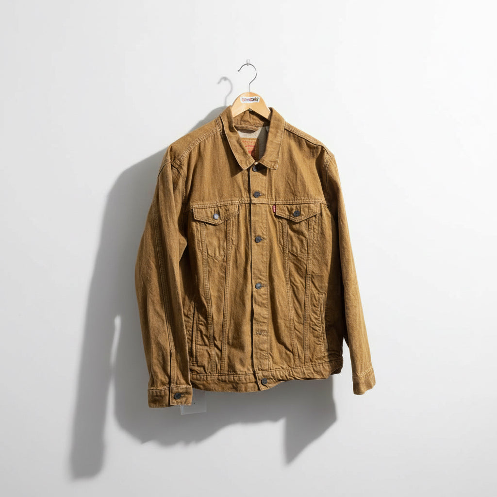 Levis Denim Jacket Brown Size XXL