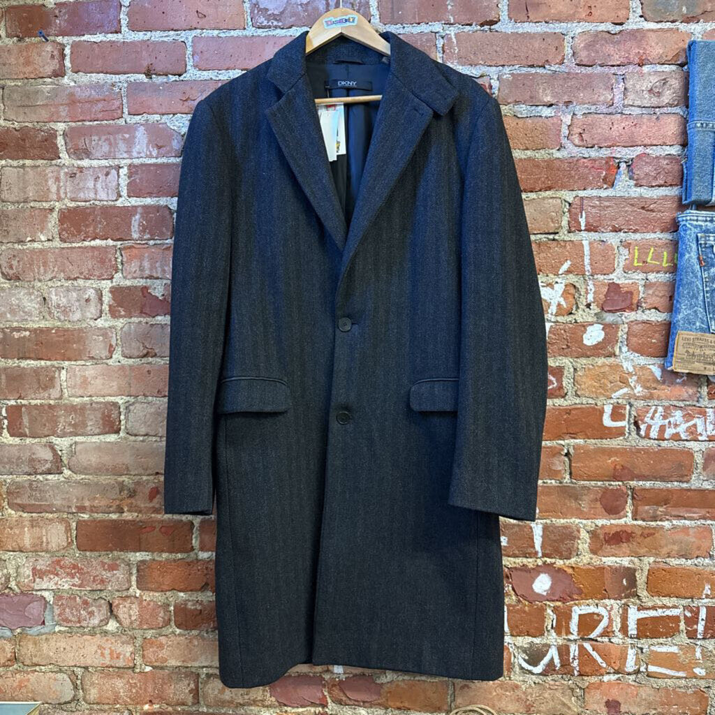 DKNY Overcoat Grey Size D4