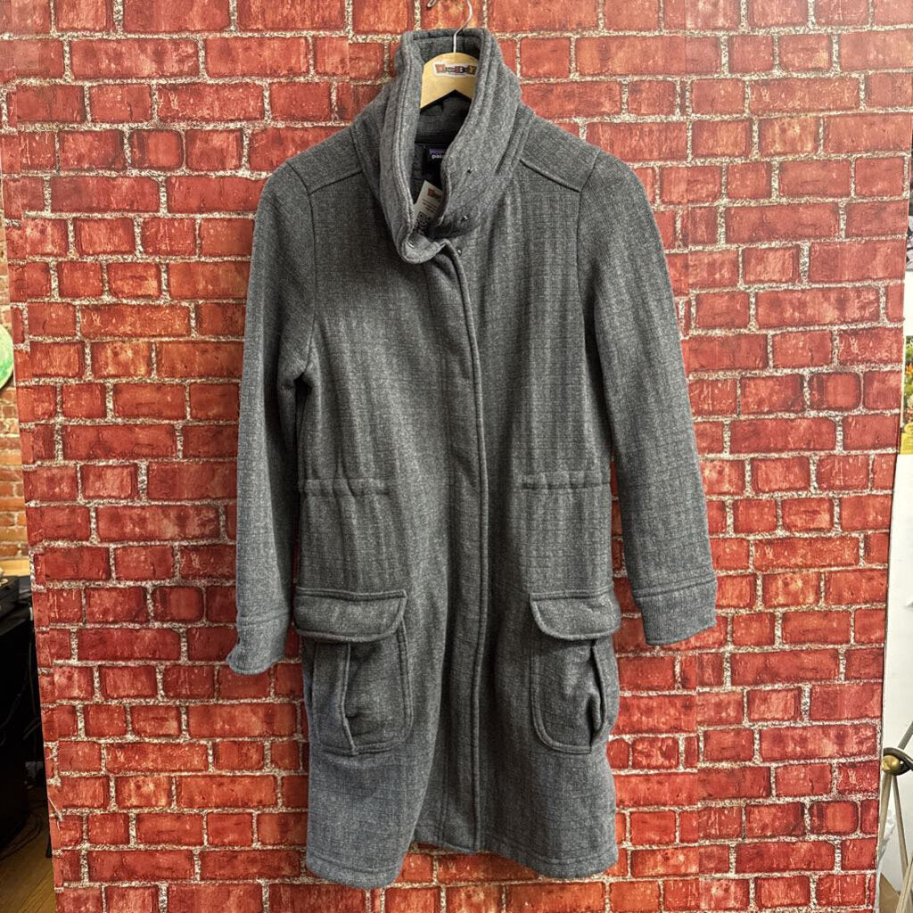 Patagonia Full Length Grey Coat Size XS