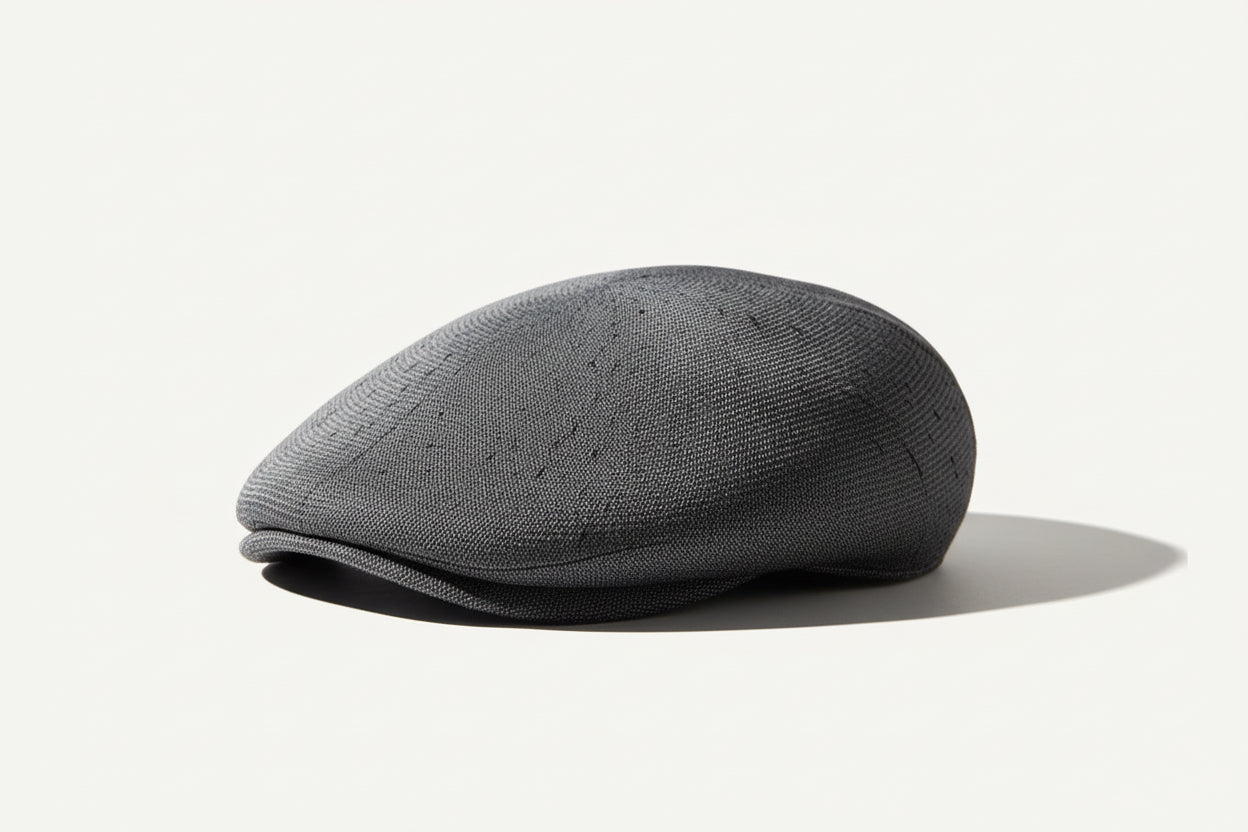 Kangol "Tropic 504" Black Mesh Scally Cap Size L