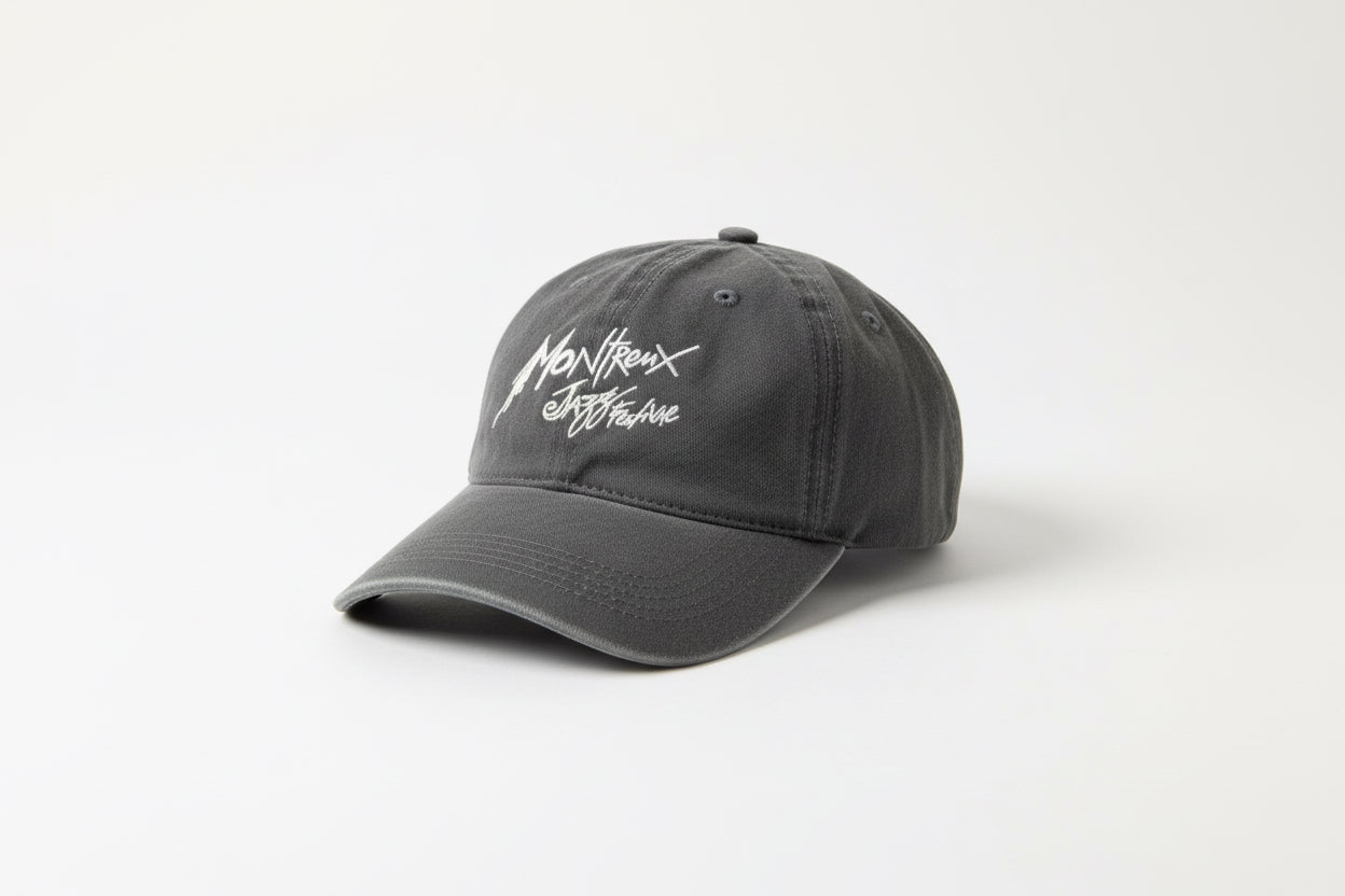 Vintage 90s Montreux Jazz Hat Grey