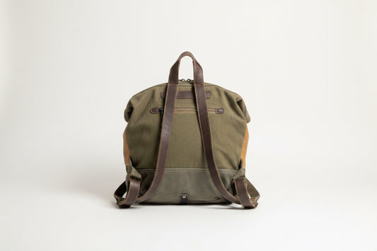 University .34 Backpack Green Canvas