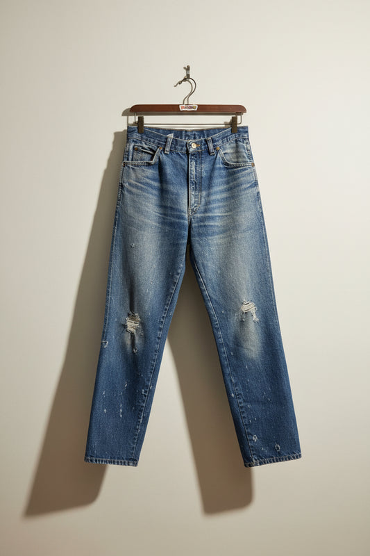 Diversity Repair Lab x Calvin Klein Vintage '94 Jeans Lover Boy Patch Blue Size 33