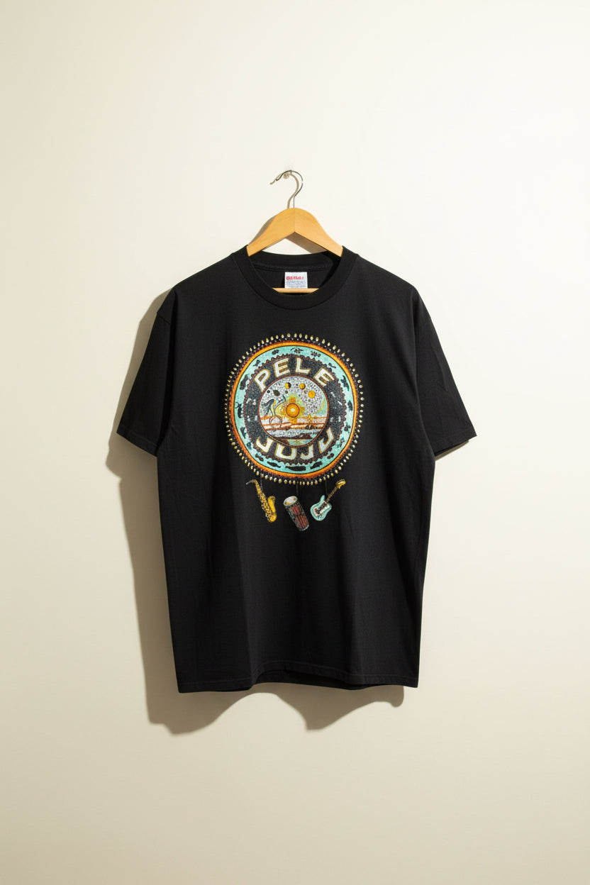 Hanes Vintage Tee Pele Juju Band Black/Multi Size L