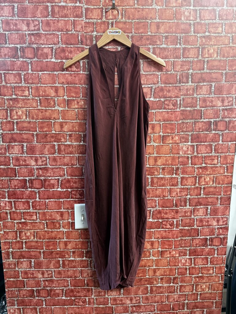 Jill Aiko Yee Red Silk Mini Dress Size S