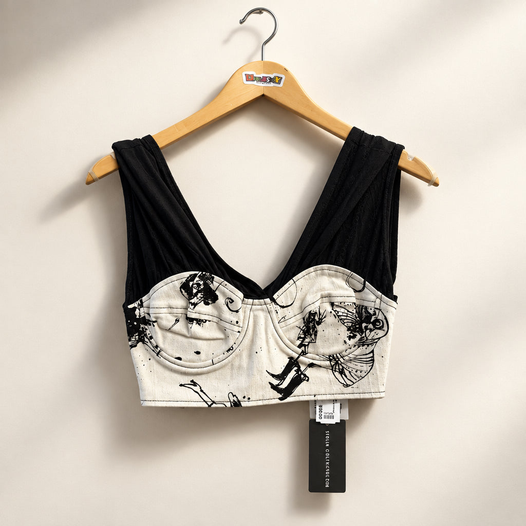 NWT Stolen Girlfriends Club Artistic Tank Top Ladies Size 8