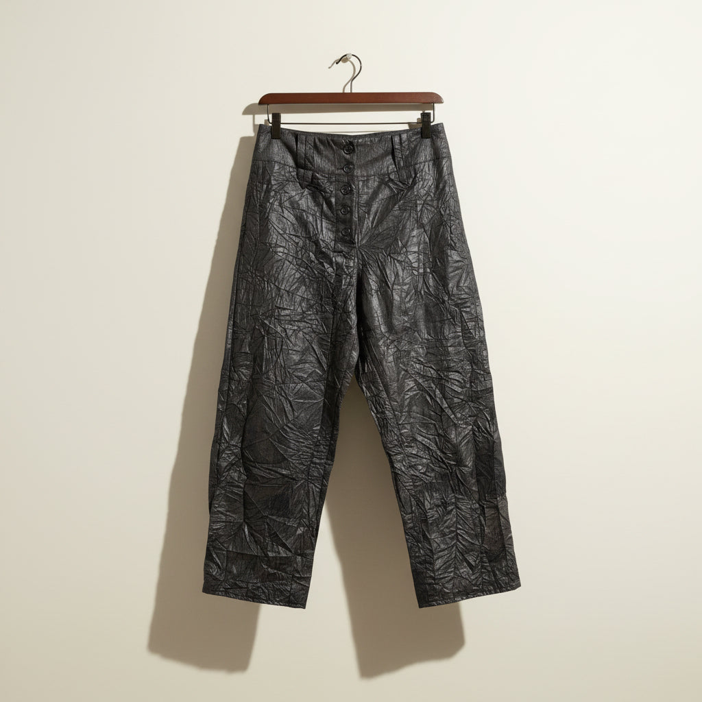 Rina Zin Brown Scrunchy Capri Pants Ladies Size XS