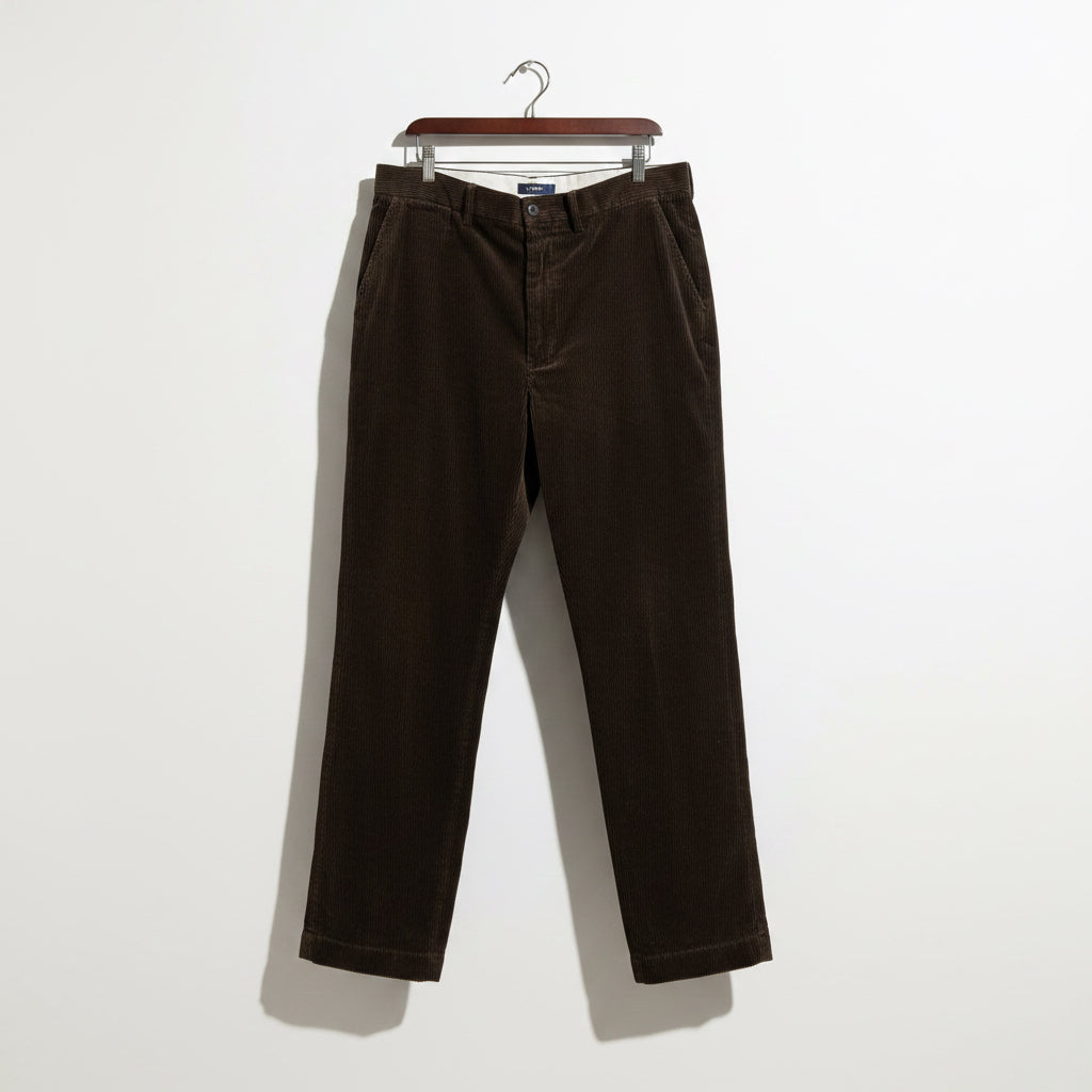 Polo Ralph Lauren Trousers Corduroy Dark Brown Men’s Size 38