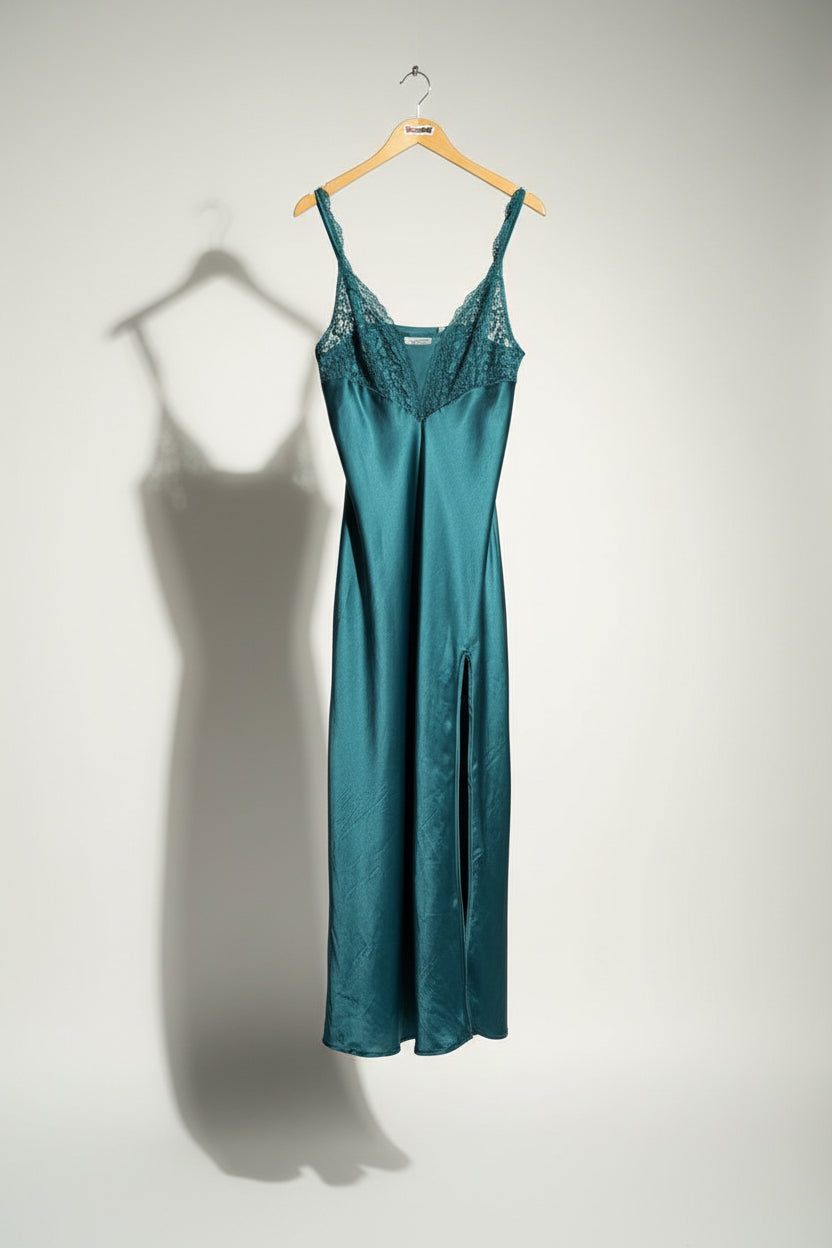 Vintage Victorias Secret Green Slip Maxi Dress Size M – Diversity  Consignment