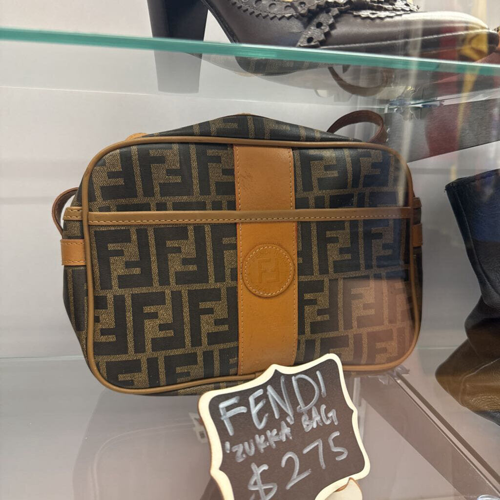 Vintage Fendi 70s Zucca Bag Brown