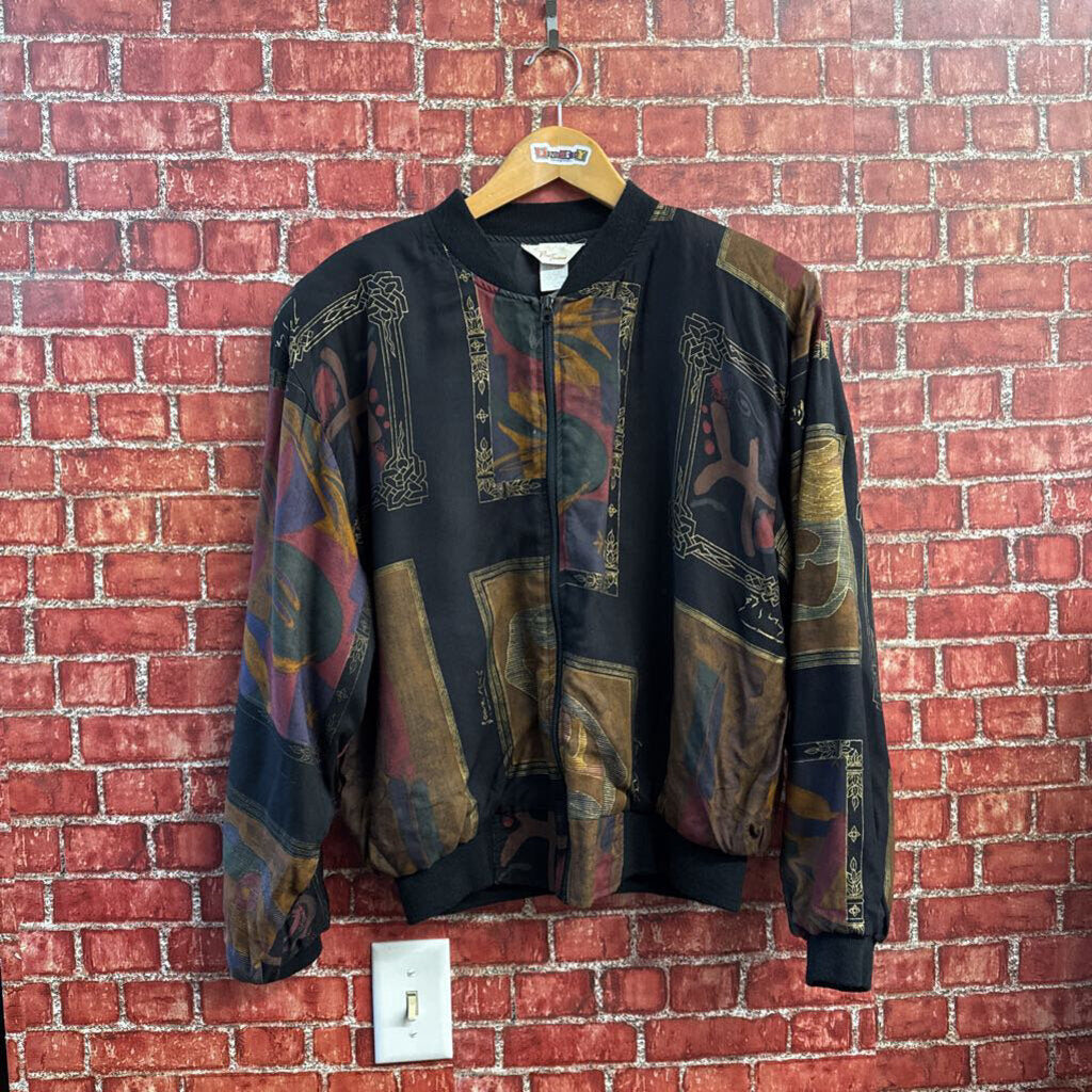 Pina Twinni Vintage Bomber Jacket Black/Brown