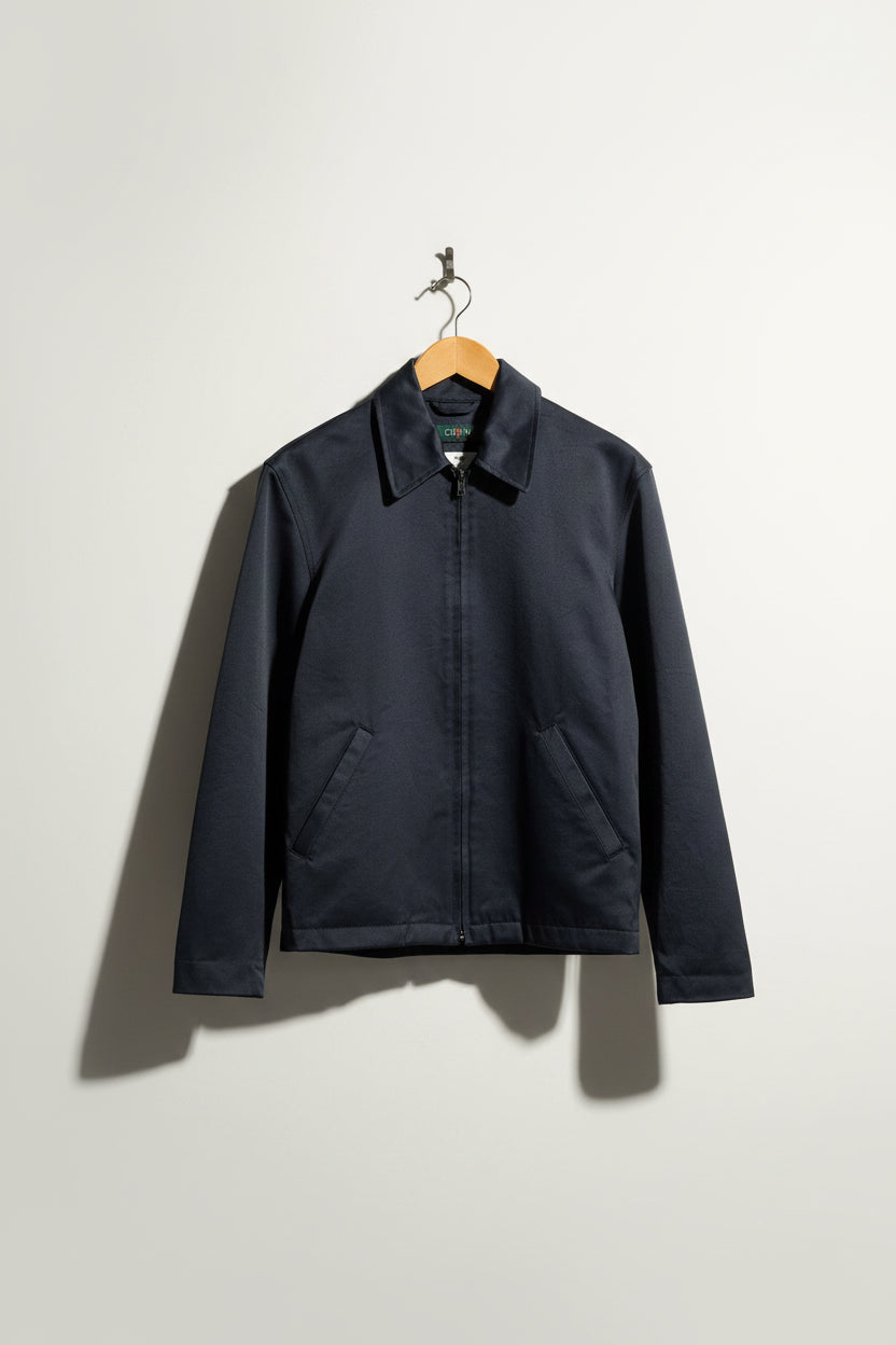 Vintage J Crew Raw Denim Zip Up Jacket Size XS