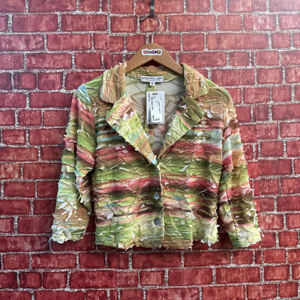 Andria Lieu Green Jacket Size S