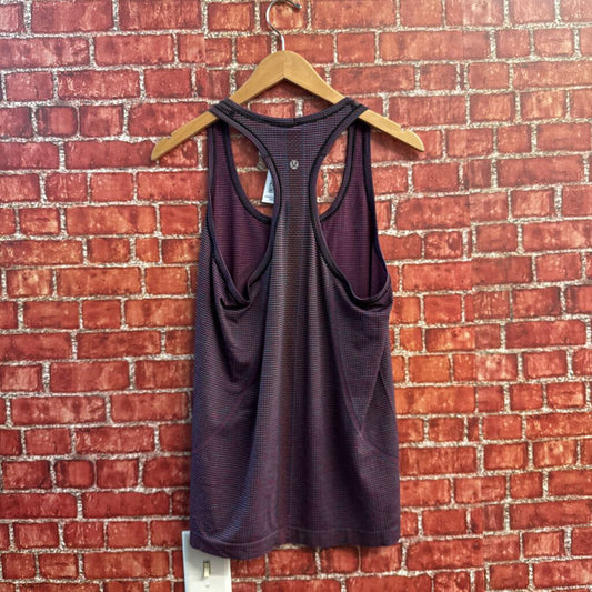 Lululemon Tank Racerback Stripes Black/Purple