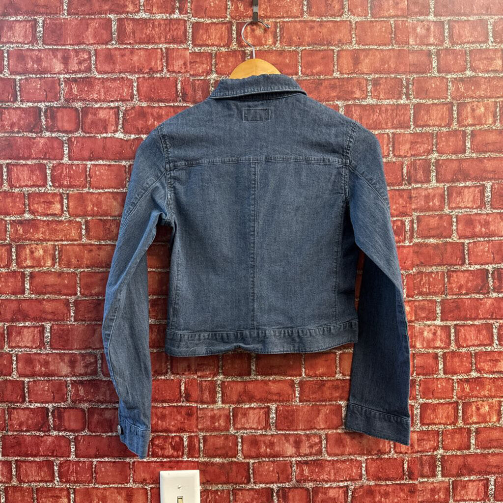 Polo RL Y2K Blue Denim Jacket Size 8