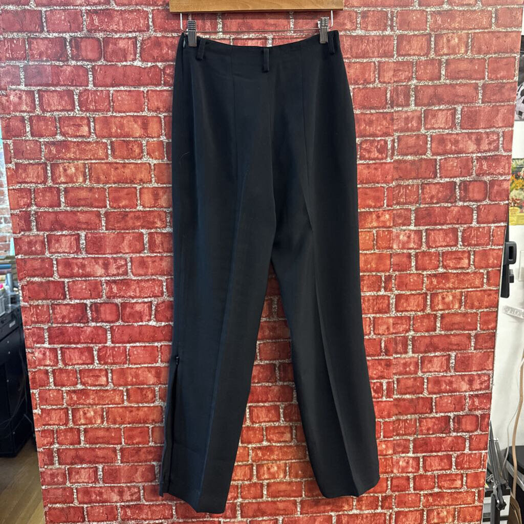 Thierry Mugler Black Tailored Trousers Size 26