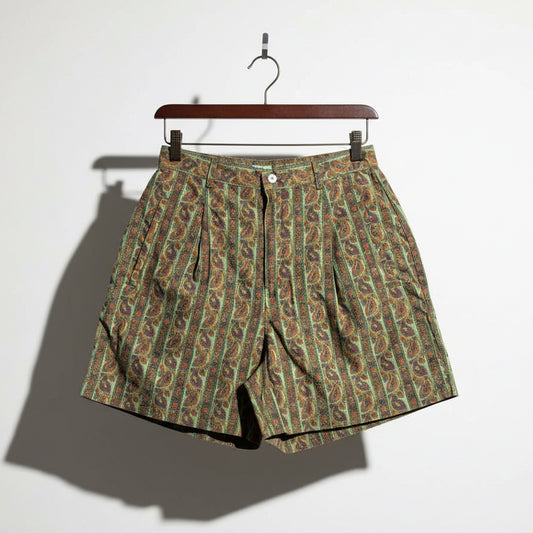 Gap Vintage Shorts Paisley Green/Multi Ladies Size 10