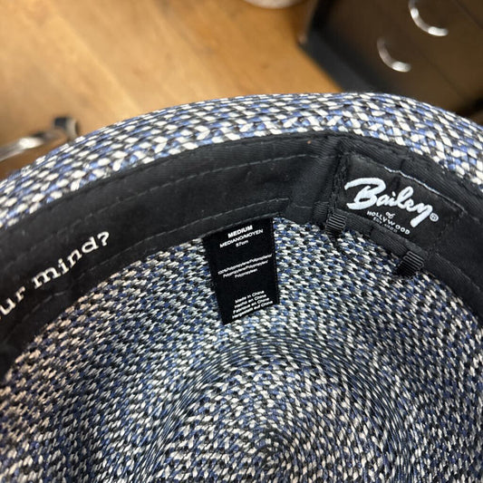 Bailey Fedora Blue/Black/Grey Size M