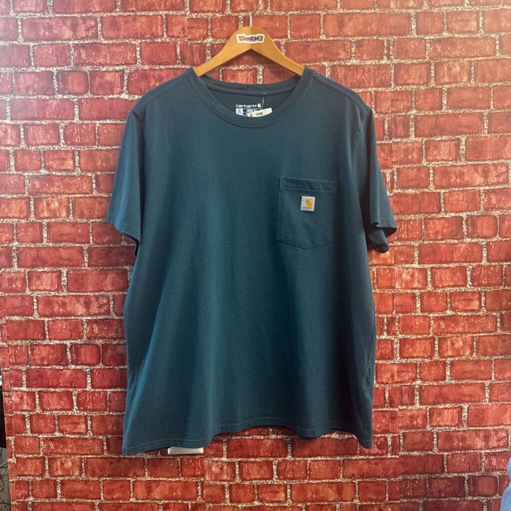 Carhartt Pocket Tee Teal Size XL