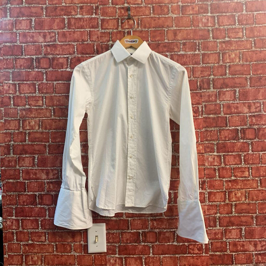 Ralph Lauren Purple Label Button Up White Size 4