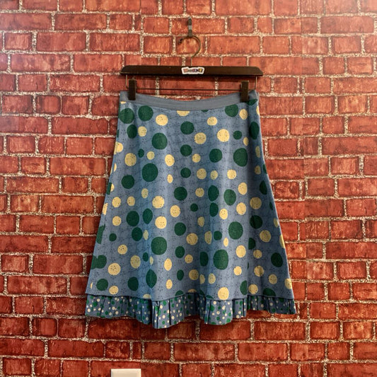 Moschino Cheap and Chic Dots Eyelets Blue/Green/Yellow Size 6