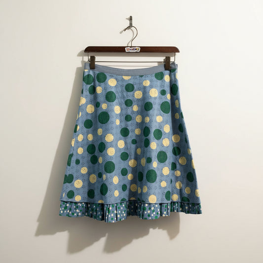 Moschino Cheap and Chic Dots Eyelets Blue/Green/Yellow Size 6