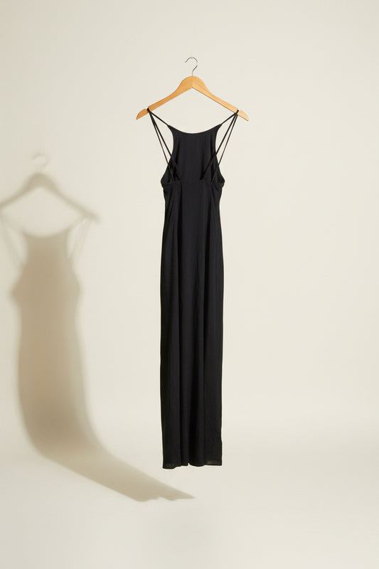 NWT Madewell Maxi Dress Racerback Black Size 2