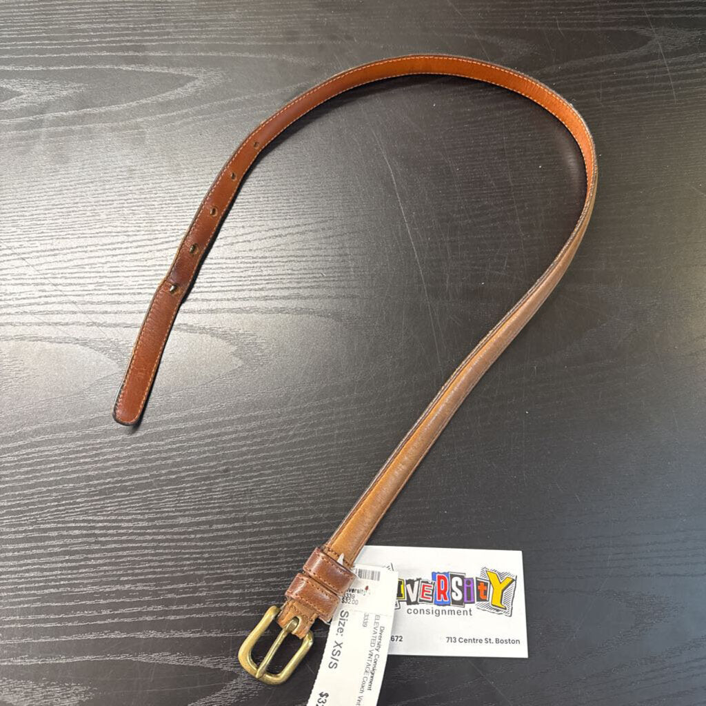 Coach Vintage Belt Leather Brown Size 26