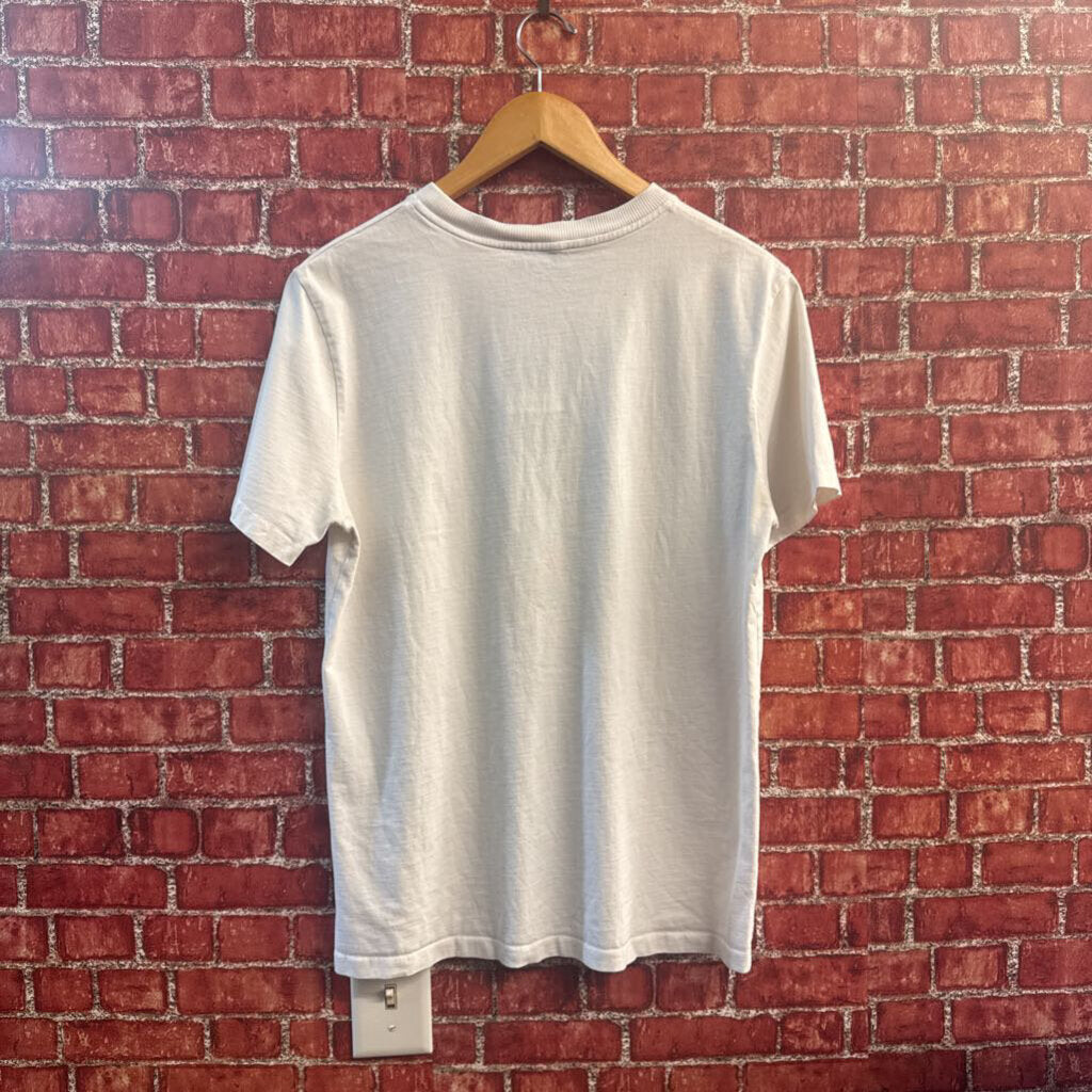 A.P.C. x Brain Dead Tee Embroidered Logo White/Black Size S