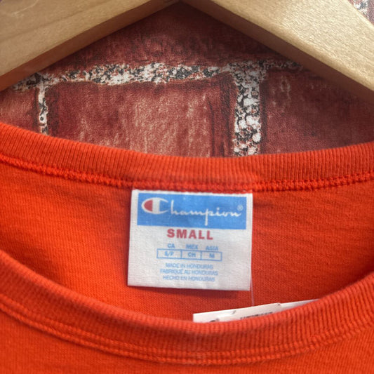 Champion Crop Top Tee Orange Size S