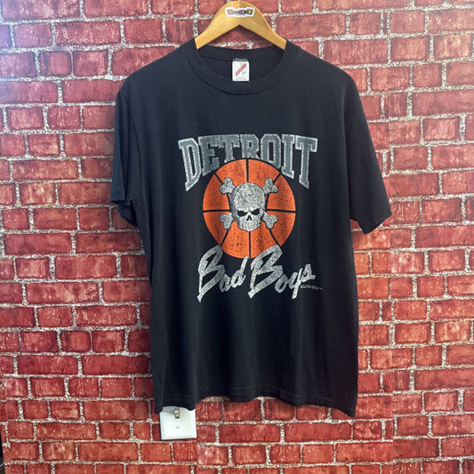 Jerzees 1988 Detroit Bad Boys graphic tee front view