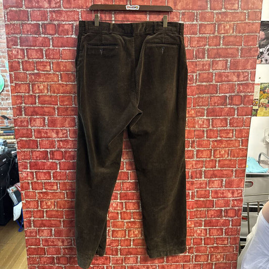 Polo Ralph Lauren Dark Brown Corduroy Pants Size 35x32 detail view