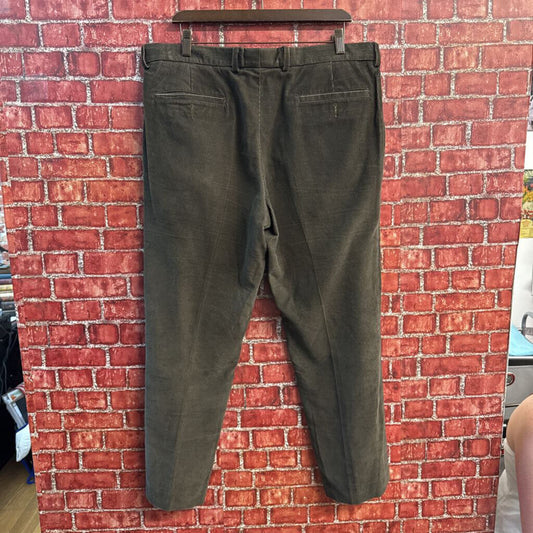Lauren Ralph Lauren Grey Corduroy Pants Size 36x30 detail view