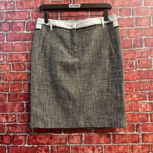 Max Mara Skirt Brown Beige Pattern Skirt Size L detail view