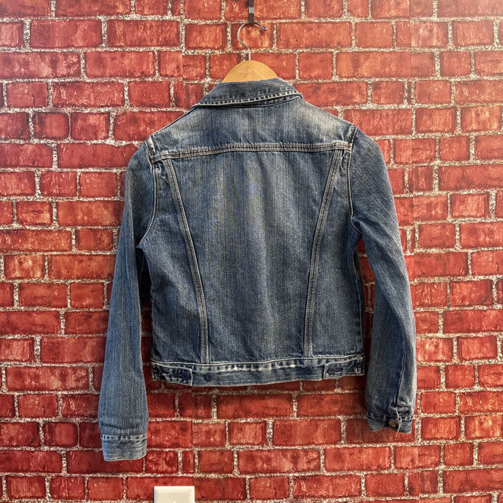 7 For All Mankind Y2K Jean Jacket Blue Size XS